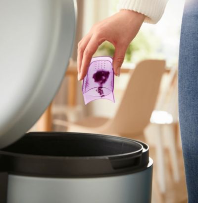 The pill container is easy to remove and empty