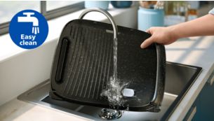 Afneembare platen voor eenvoudig schoonmaken