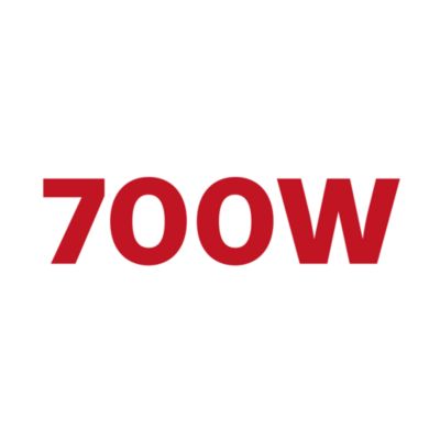 Motor potente de até 700W para misturas com melhores resultados