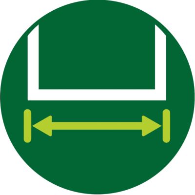 Compact design for less storage space