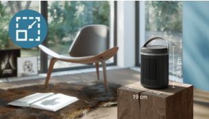 Sleek and compact design