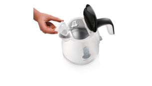 Filtru anti-calcar pentru o ceaşcă curată de apă