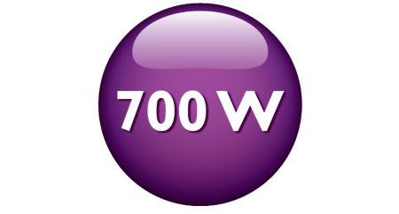 Powerful 700 W motor