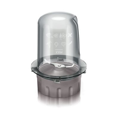Mini chopper for chopping soft ingredients