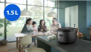 Optimal family size with 1.5L capacity