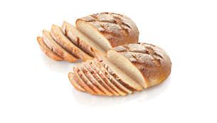 ช่องใส่ขนมปังกว้างพิเศษเพื่อความพอดีกับขนมปังทุกชนิด