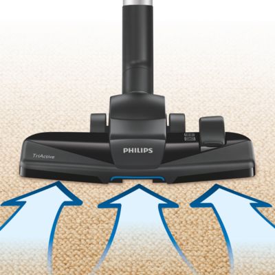 Novi nastavek TriActive+ 3 v 1 pobere grobe in fine delce prahu