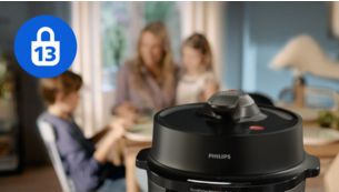 Protection system for safe, reliable cooking