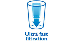 Ultra fast filtration to filter water quickly