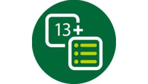 13&nbsp;программ приготовления