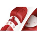 Iron 30% faster with steam*