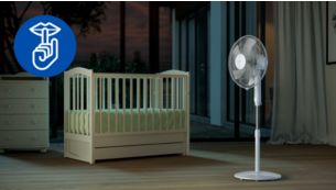 Quiet cooling at the lowest setting