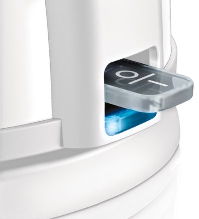 La luz se ilumina cuando la pava está encendida