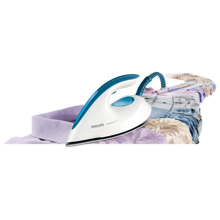 Iron faster with 2 x more steam *