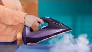 Up to 250 g steam boost blasts stubborn creases
