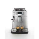 Expresso e leite vaporizado com um toque