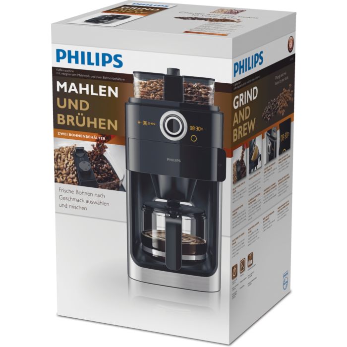 Grind Brew Coffee maker HD7762 00 Philips