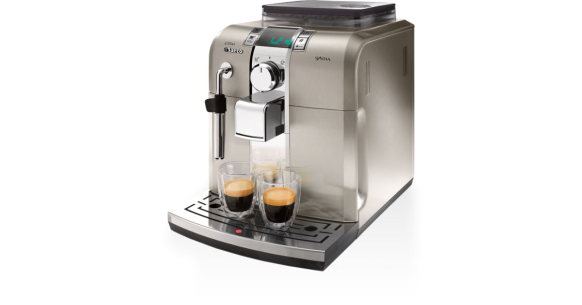 Saeco Syntia Super-automatic espresso machine HD8837/06 | Philips