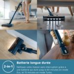 Un nettoyage puissant sur les sols durs et textiles