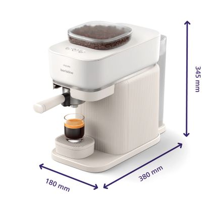 Philips Baristina Bean Swap z podwójnym pojemnikiem na ziarna