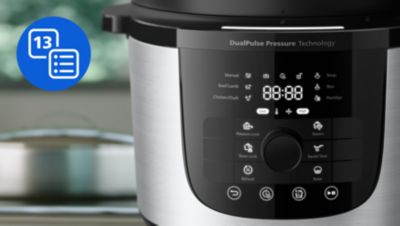 13-в-1 предварително зададени програми за готвене на една ръка разстояние