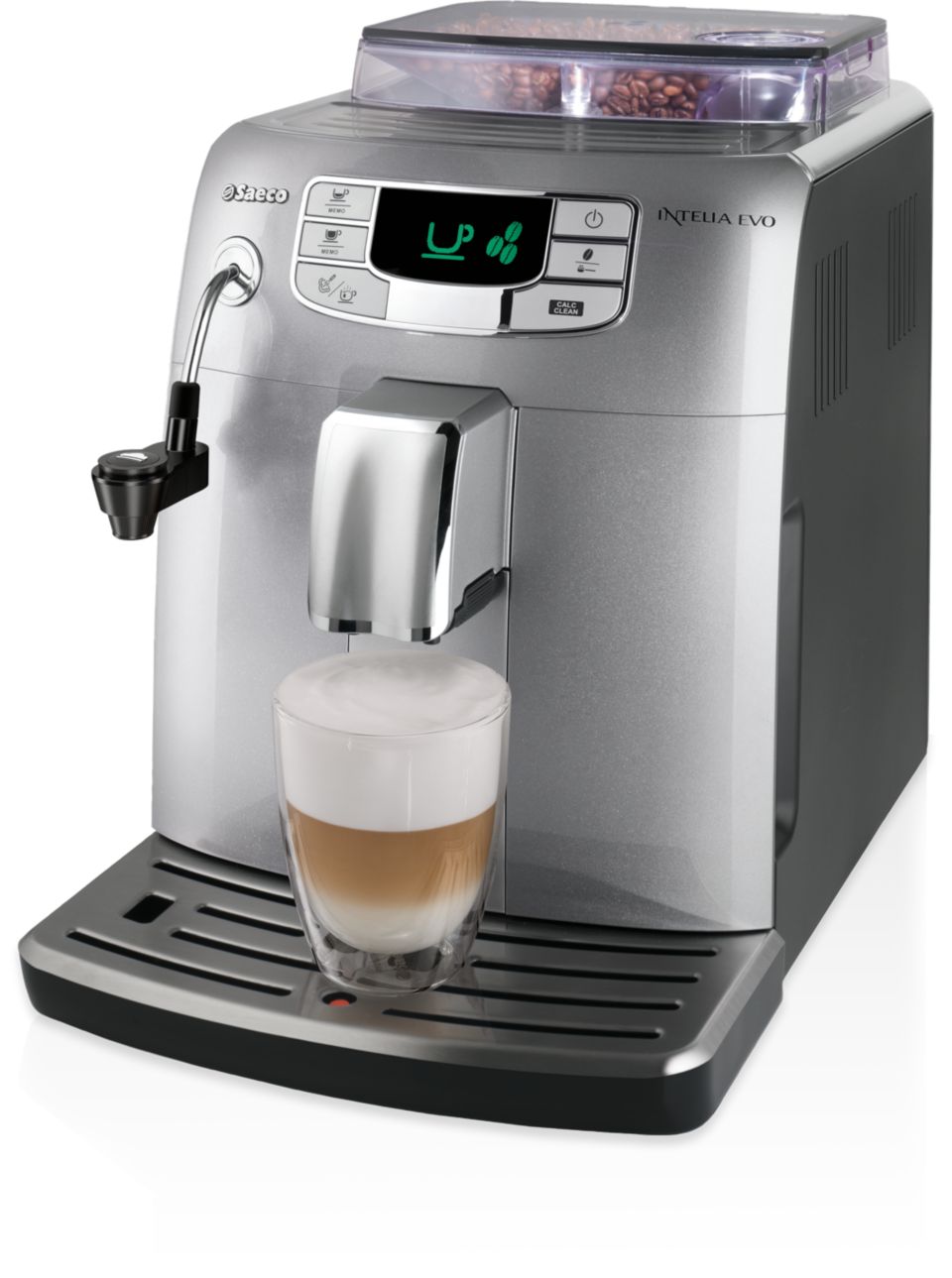 Espresso şi spumă de lapte printr-o singură atingere