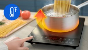 อุ่นร้อนอย่างรวดเร็วด้วยฟังก์ชันเร่งความร้อน (Boost)