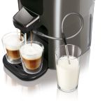 Šviežias pienas ir net dvi kapučino vienu metu!