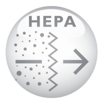 Επιπλέον φίλτρο εξαγωγής HEPA για τα μικρά σωματίδια σκόνης