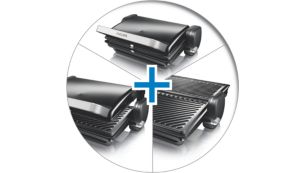 Meerdere grillstanden: tafelgrill, ovengrill, contactgrill