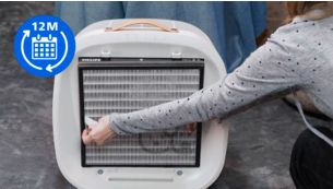 Long life filters up to 1 year