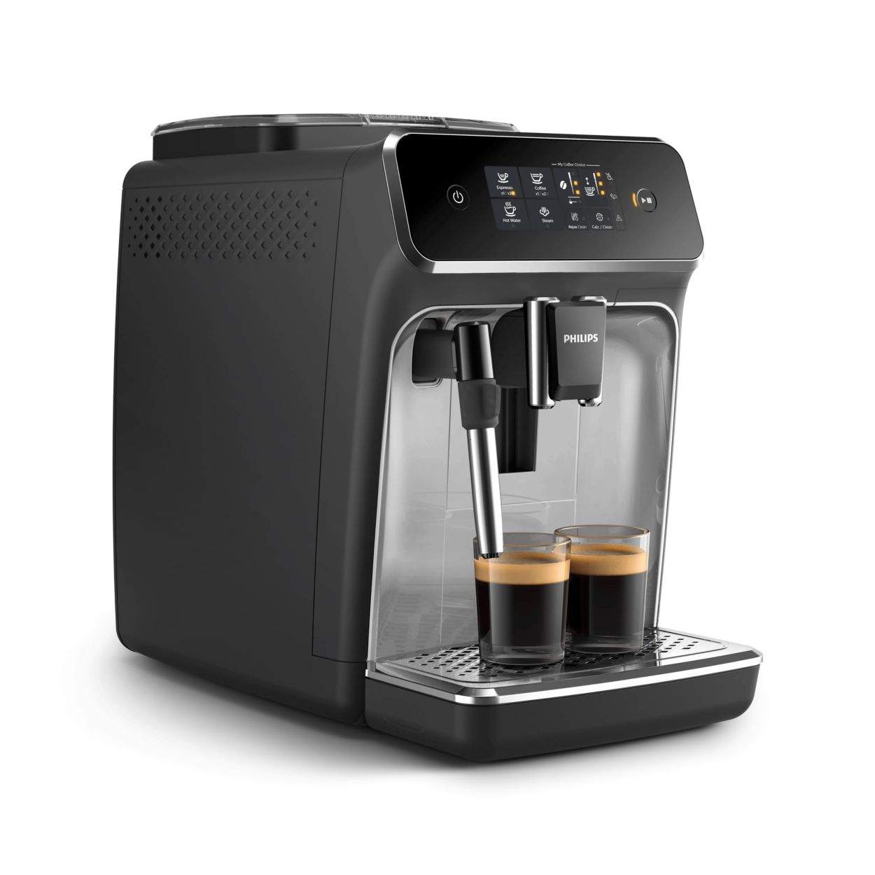 2 koppen koffie van verse bonen, eenvoudig gemaakt