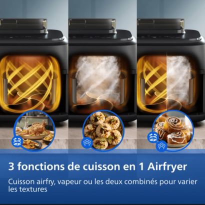 Notre premier double panier avec cuisson vapeur