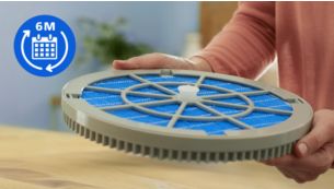 Long life filters up to 6 months
