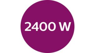 2600 W for quick heat up and powerful performance
