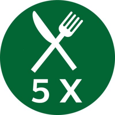 Capacidad de cocción grande de 2,65 lb para 5 personas