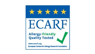 Allergy friendly quality tested by ECARF