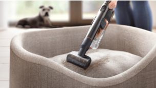 Max versatility due to handheld, LED & pet accessories