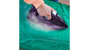 Steam output up to 50 g/min for faster crease removal