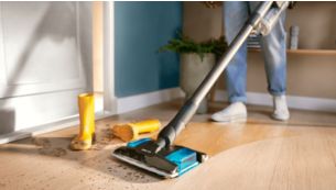 Brosse Aqua&nbsp;Plus pour &eacute;liminer les taches de mani&egrave;re hygi&eacute;nique