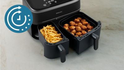 Time so both sides finish at the same time.