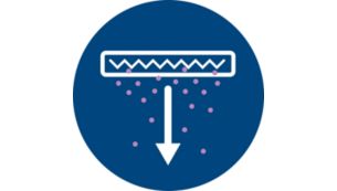 Простой в очистке фильтр позволяет сохранять высокую мощность всасывания