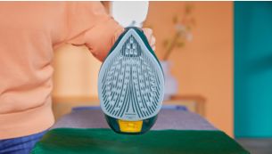 A cseppz&aacute;r&oacute; rendszerrel vasal&aacute;skor nem k&eacute;pződnek cseppfoltok a text&iacute;li&aacute;n