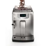 Expresso e leite vaporizado com um toque