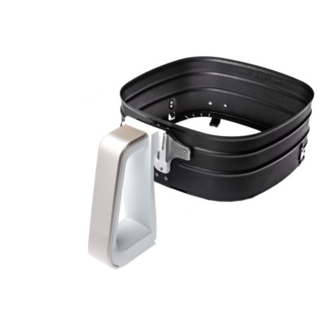 CP0632/01 Premium XXL QuickClean-mand Wit en zilverkleurig