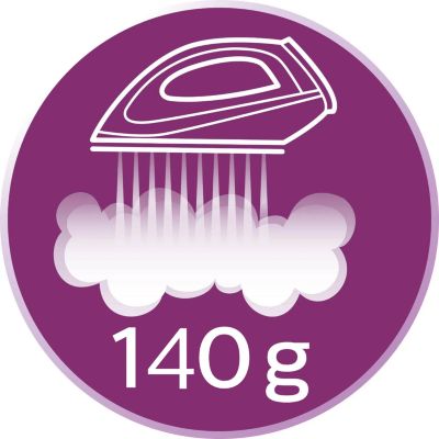 Effet pressing jusqu'à 140 g