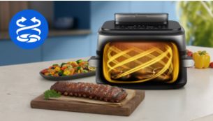 RapidAir Plus tehnologija osigurava hrskave rezultate svaki put