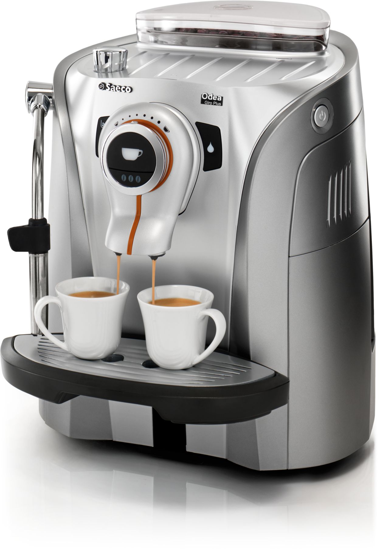 Espressomachine met een trendy en functioneel ontwerp