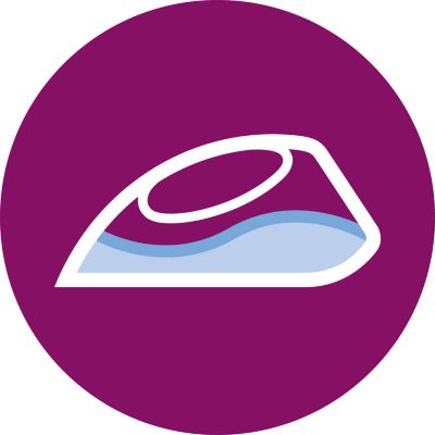 Less refilling with extra-large 300 ml water tank