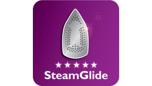 La nouvelle semelle SteamGlide est la semelle haut de gamme de Philips